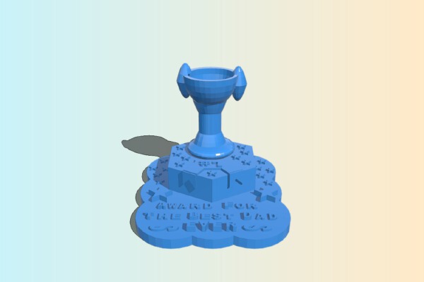 Best Dad Award | 3d print model