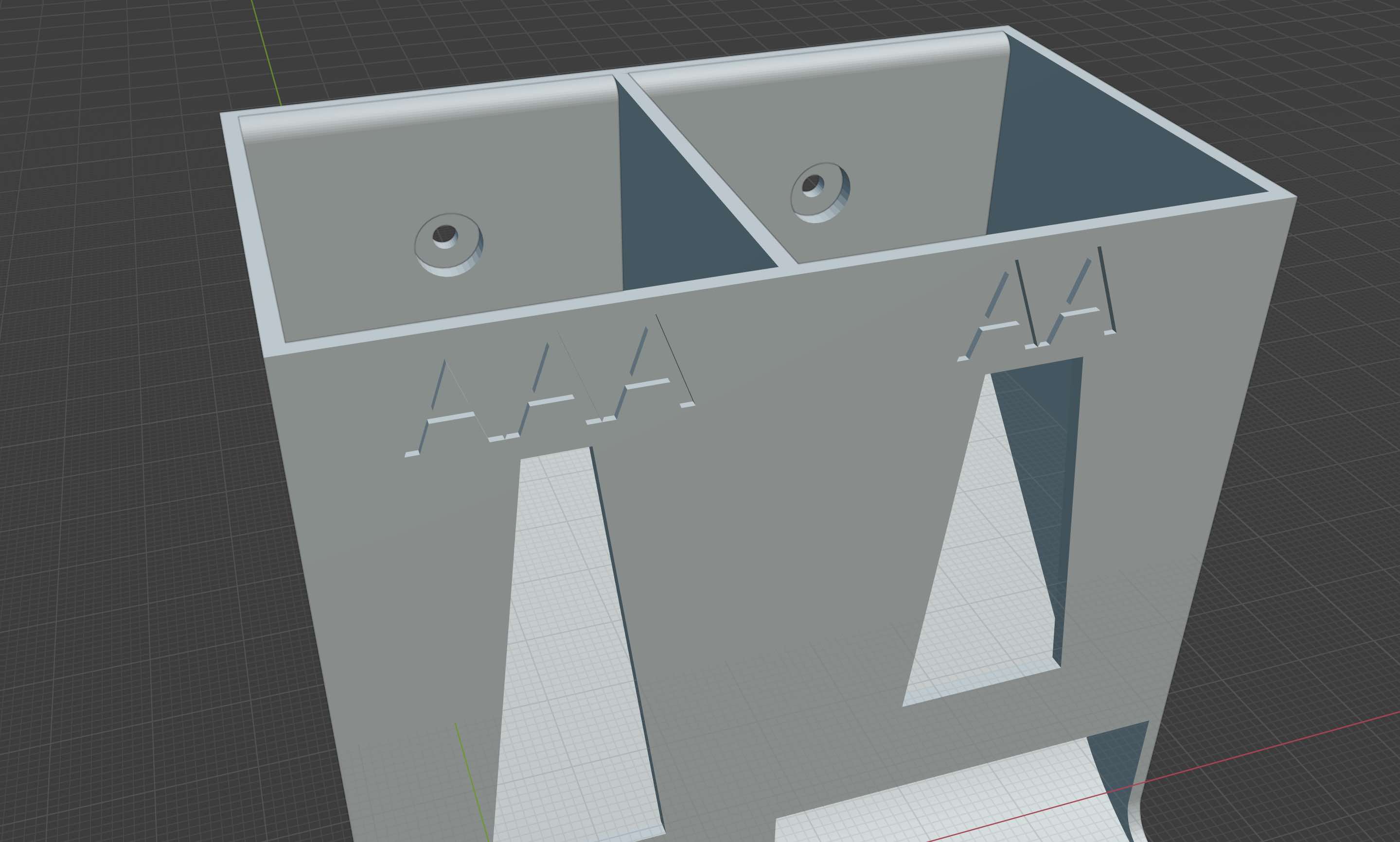 Battery dispenser AA and AAA remix