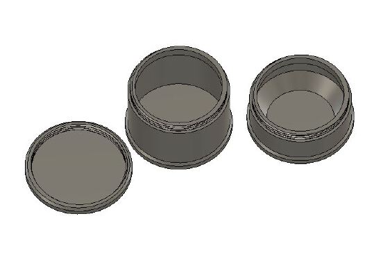 Large stackable pillboxes | 3d print model