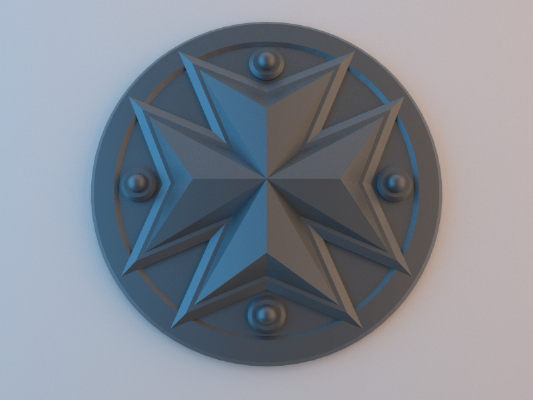 Black Templar Logo | 3d print model