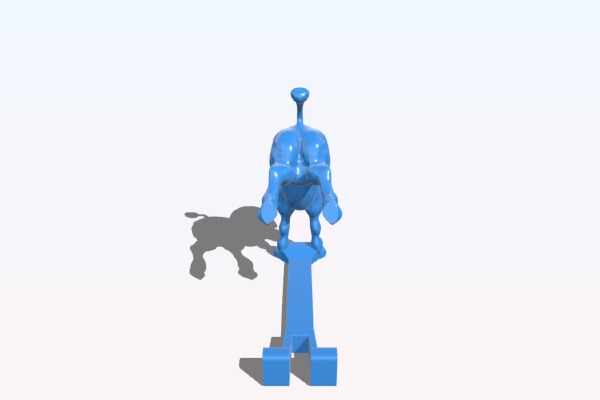 Horse cell phone stand (fixed) | 3d print model