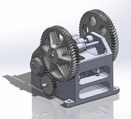 Dual Drive Bowden Extruder | 3d print model