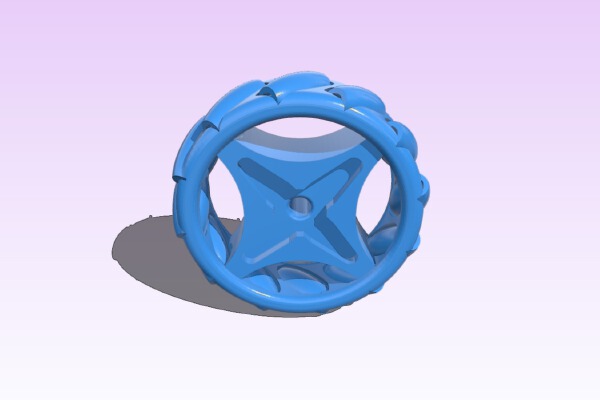 Fully assembled Mecanum Wheel | 3d print model