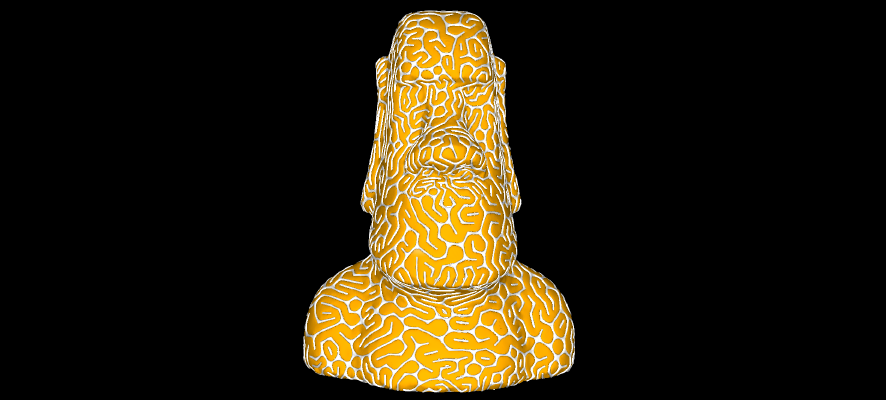 2 Colors - Infinite Pattern - Moai by Dizingof | 3d print model