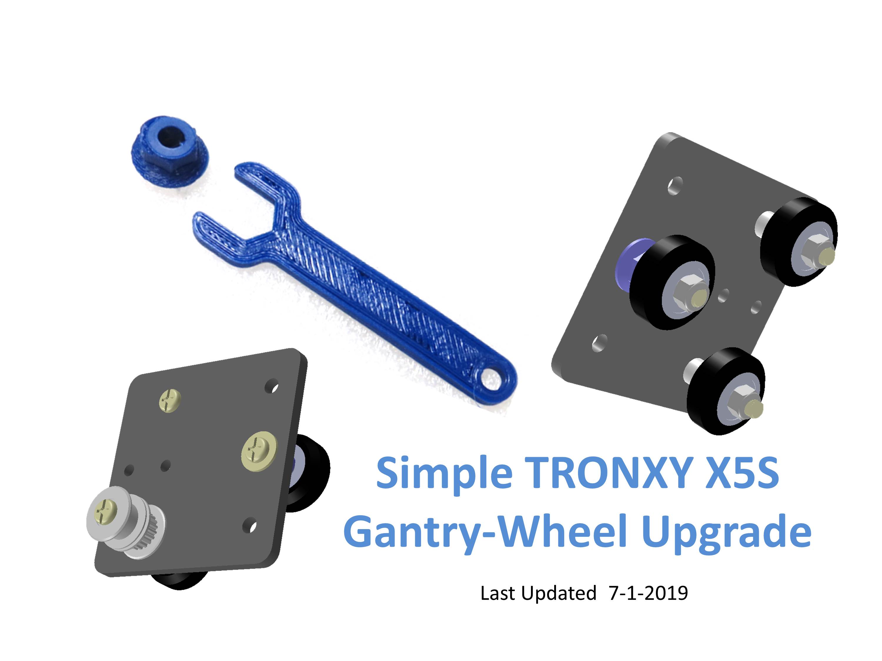 TRONXY X5S Wheel Upgrade