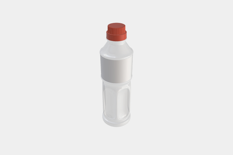 Plastic Cooking Oil Bottle Mockup