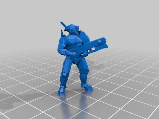 Tau Shasui Firewarriors | 3d print model