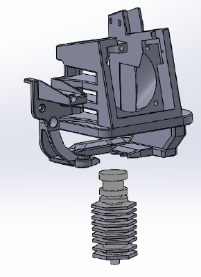 Anycubic Mega Zero - Frankenstein for E3Dv6 (standard and hexagonal) | 3d print model
