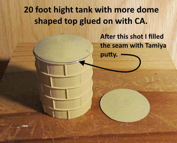 N Scale -- 16 Foot Diameter Tank