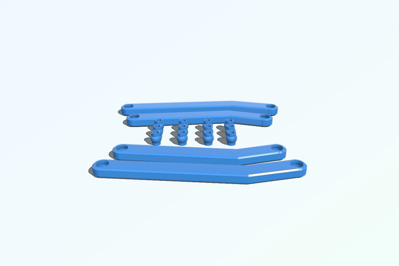 SCX24 Jeep and C10 - High Clearance Suspension Links and Pivot Balls