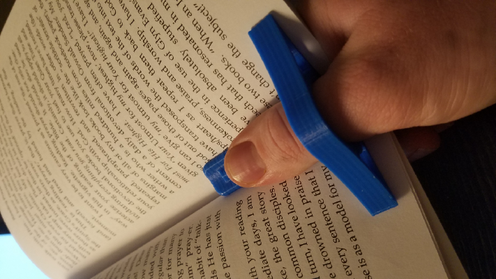 Page Holder Bookmark Ring | 3d print model