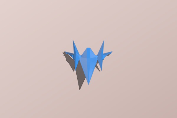 Star Fox Arwing Cinematic Model | 3d print model