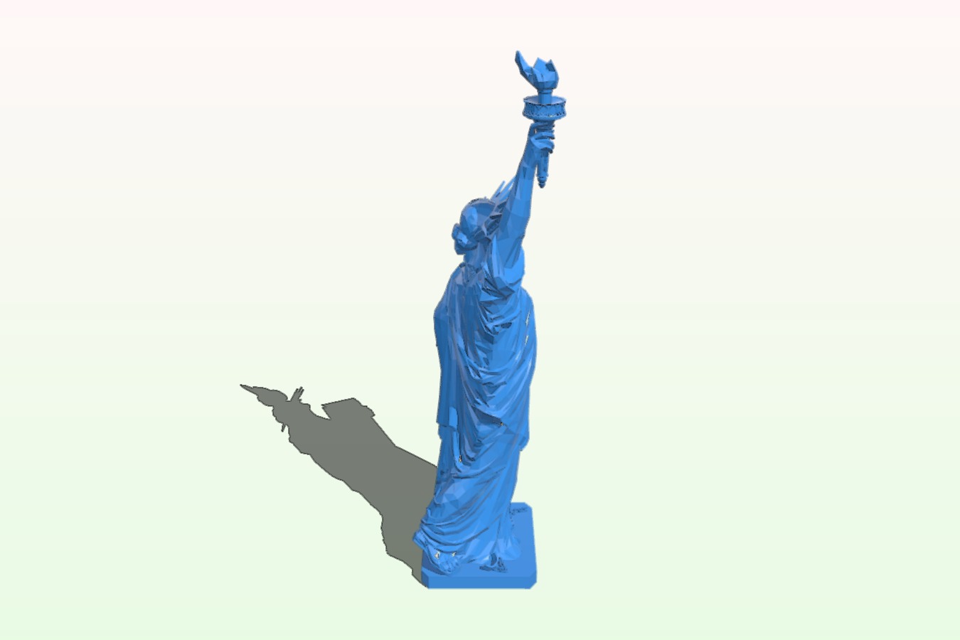 Statue of Liberty Edited: Book on Hip