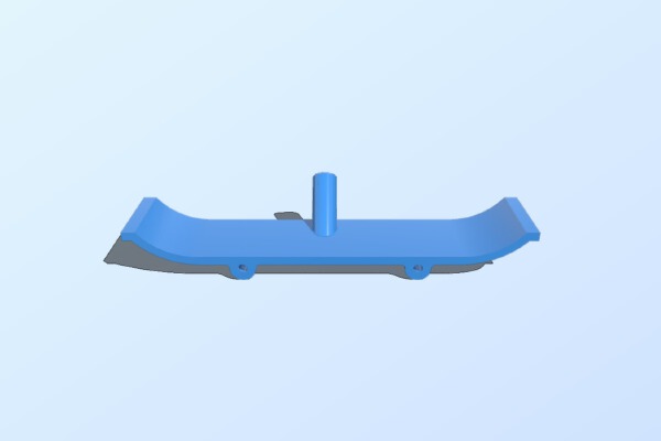 Vortex Pro 250 Side Plate with Antenna Mount | 3d print model