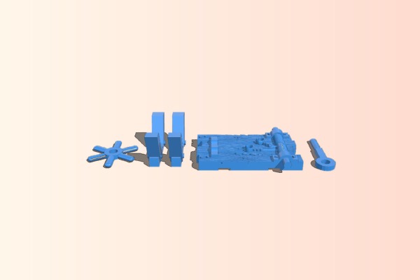 Torture Room - The Rack (for 28mm RPG gaming) | 3d print model