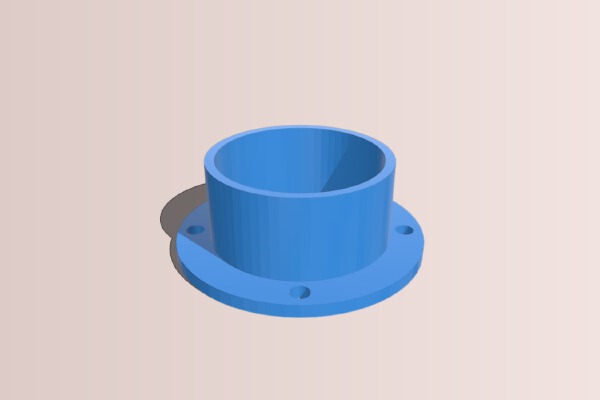 Dust Collection Port for Standard ShopVac | 3d print model