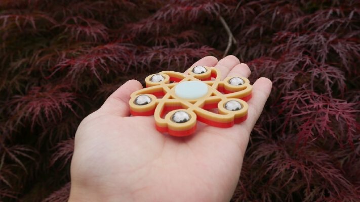Atom Spinner 2.0 | 3d print model
