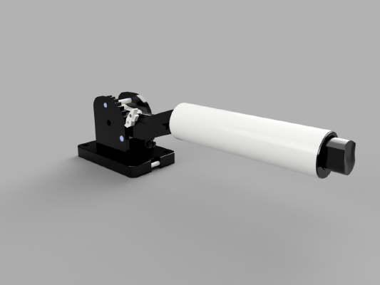 (OLD version) Analog parking brake for driving simulations | 3d print model