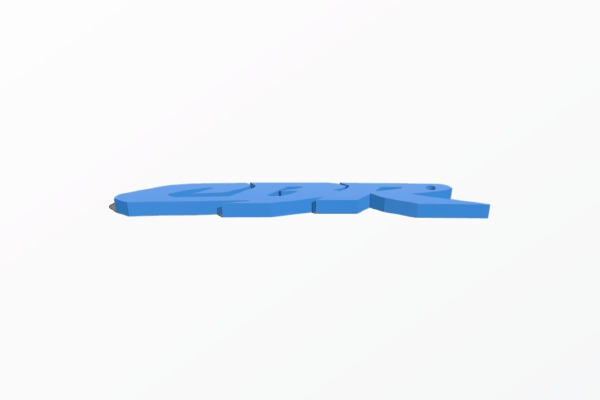CBR keychain | 3d print model
