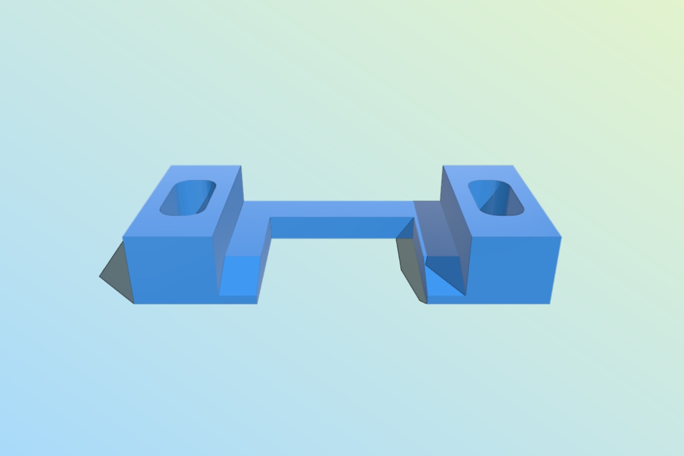 Wall Mount with Gap for Frames or Plates