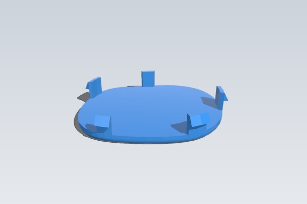 bumper cap for subaru impreza 03 | 3d print model