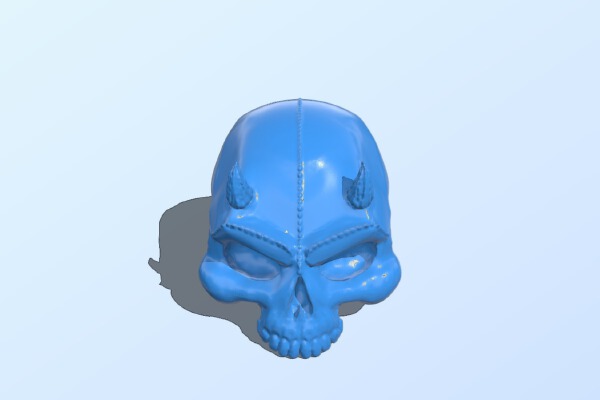 SKULL - DEMON | 3d print model