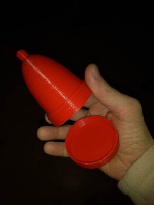 Menstrual cup - rigid and ajusted box ! | 3d print model
