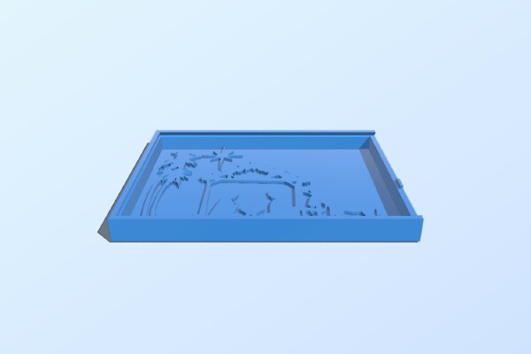 Christmas nativity silhouette art | 3d print model
