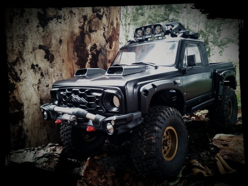 Air intakes for the RC Crawler Element enduro Sendero