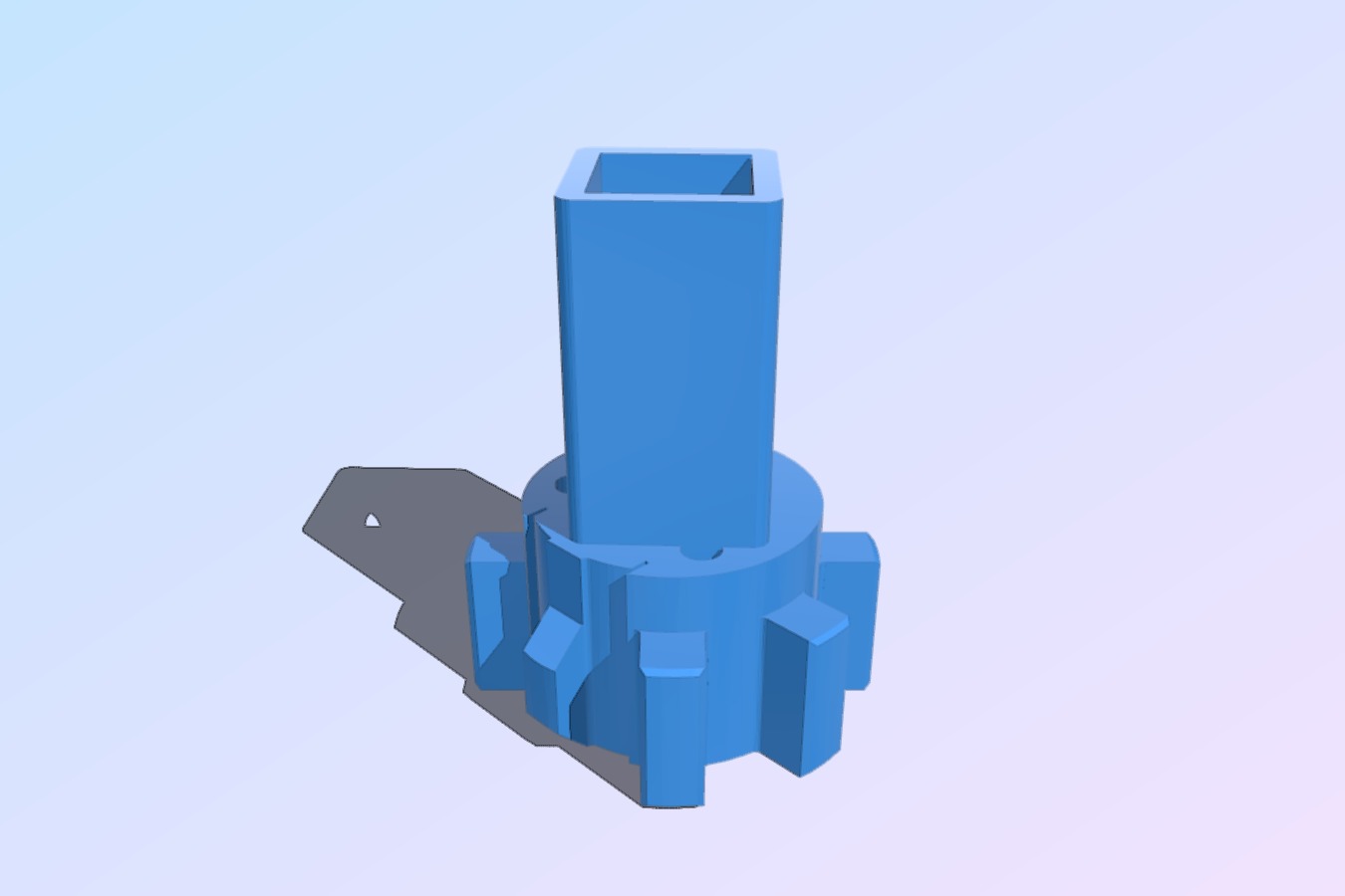 Print in place AR15 trailer hitch cover pin required
