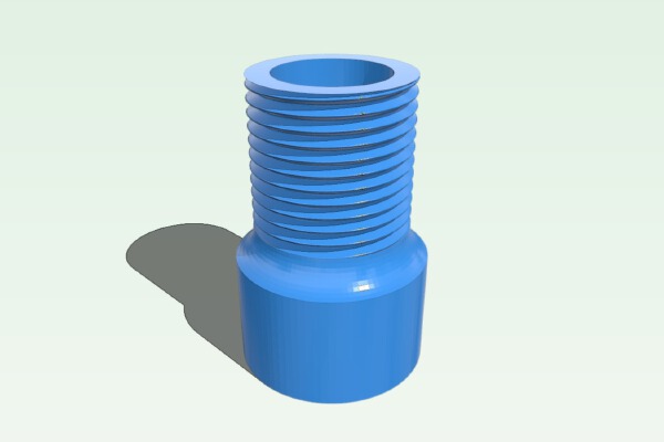 WE Dragon 7.0 Thread Adapter for 11mm cw attachment | 3d print model