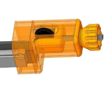 KP3S X-axis belt tensioner | 3d print model