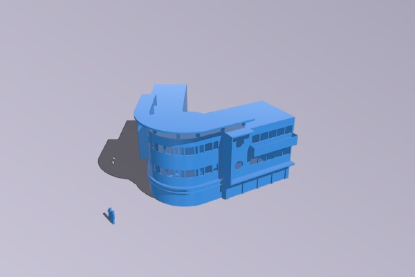 Bauhaus - Poly House, Tel Aviv-Yafo | 3d print model