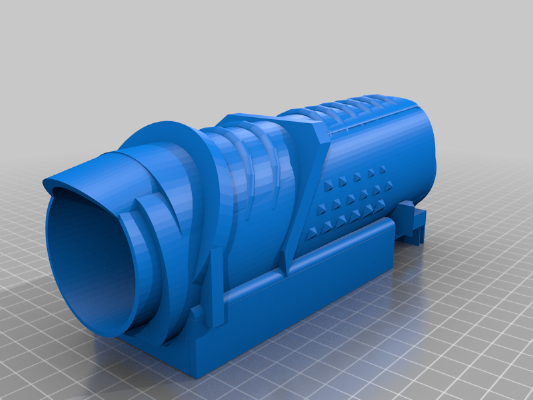 Support et lance grenades pour FN2000 G&G | 3d print model