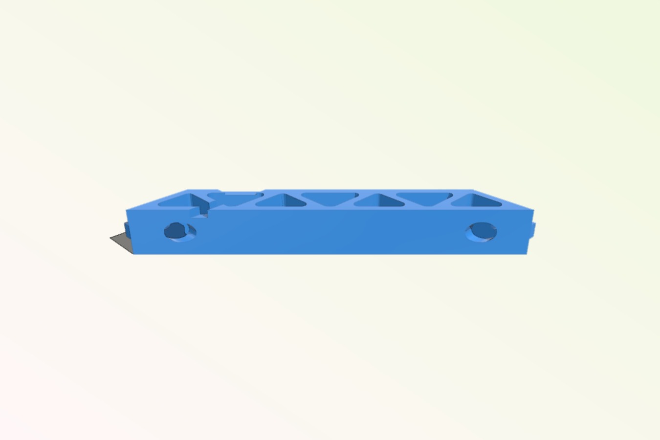 Tronxy X5SA Stabilization Brace near SD Card Reader and USB Port