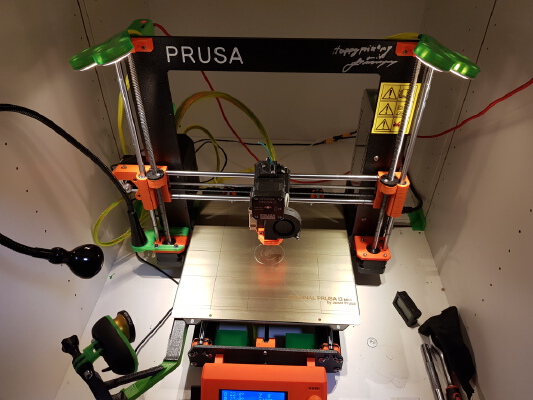 Dual Ikea Ledberg mount to Prusa MK2_MK2S_MK3 Z-top | 3d print model