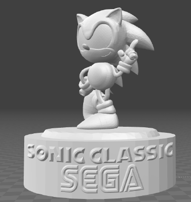 Sonic Classic | 3d print model