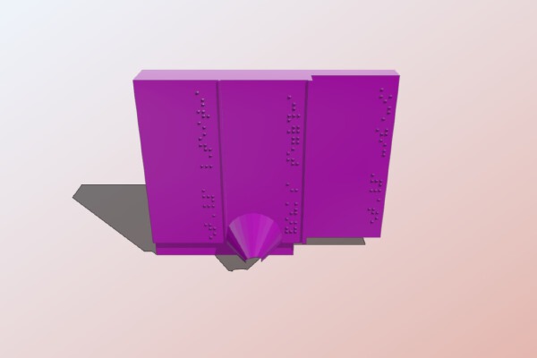 Convergent Boundary of tectonic plates | 3d print model