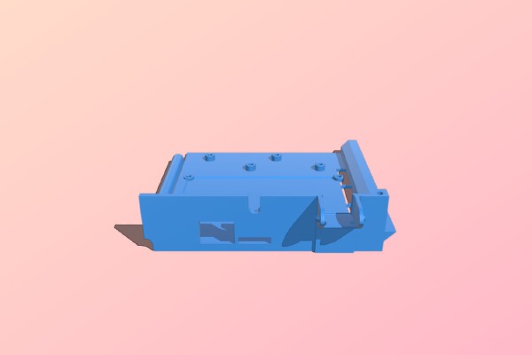 Ender 3 Electronics Case SKR V1.3 Buck Converter Cable Chain Mount | 3d print model