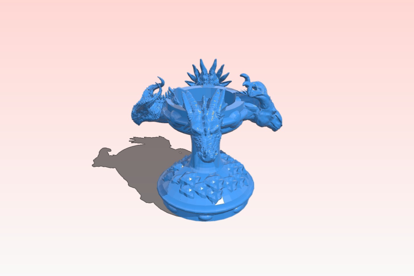 Four Dragons Candlestick