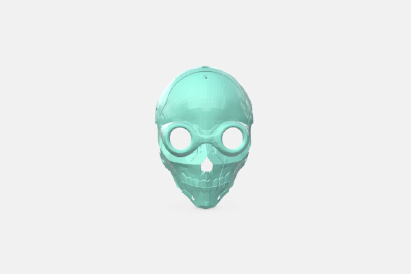 Death Gun Mask | 3d print model