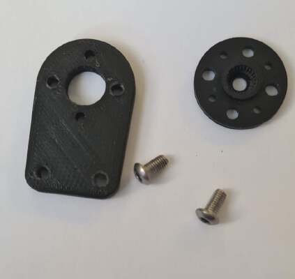 3dsets Buggy Servo Arm for Round Servo adaptor | 3d print model