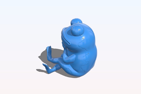 Baby frog | 3d print model