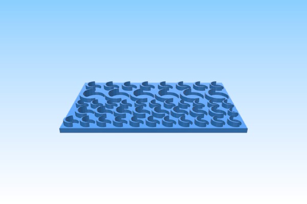 remolinos placa tres | 3d print model