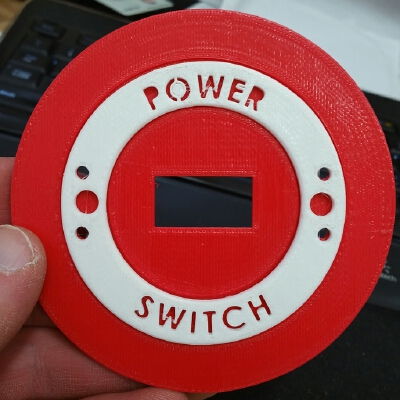FTC Power Switch Holder | 3d print model