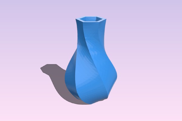 hexagonal vase | 3d print model