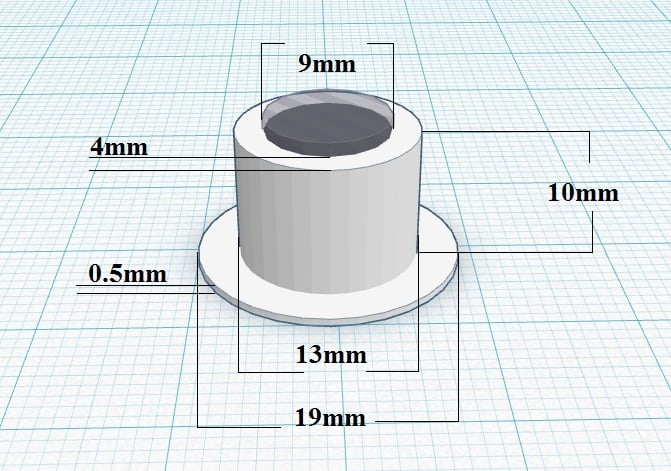 Toilet Seat Grommet