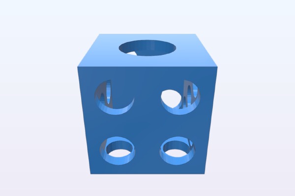 Hollow D6 | 3d print model