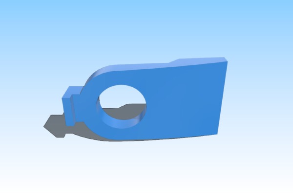 Ford Fiesta Radiator Support Bracket | 3d print model