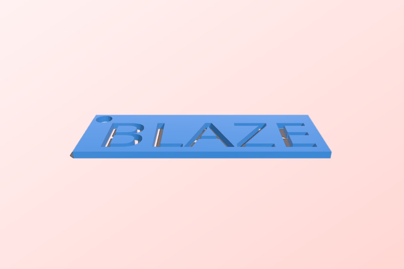 Blaze Key Chain 170222